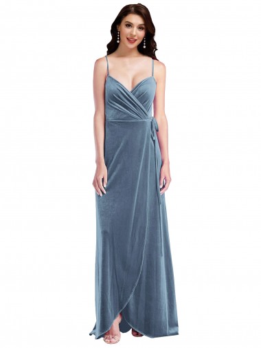 Cheapest Sleeveless Stretch Velvet A-Line Long Sweetheart Maxi Evening Dress UK